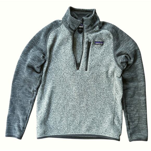 Patagonia Better Sweater 1/4 Zip Long Sleeve Pullover Jacket Gray Small - Picture 1 of 6